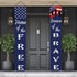 American Flag Soldier Porch Sign Banners - Patriotic Decoration for Memorial Day, 4th of July, Veterans Day, Labor Day