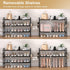 3 33" 4 Closet, VILICK Tier Shoe Rack Wide Metal Shoe Organizer Long Shoe Storage with Side Hooks Sturdy Shoes Shelf