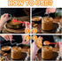 16 26 OZ 10 Vodolo Natural Peanut Butter Stirrer Tool,Nut Butter Mixer Kit Fits - Jars with Silicone Jar Spatula
