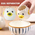 Cartoon Egg Separator Mini Egg White and Yolk Separator Practical and Simple Ceramic Egg Separator Suitable for Kitchen