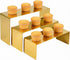 Set 3, Countertop Bag Display Stand Gold Purse Display ,Stainless Steel Heavy Duty Handbag Display Stand Shoe Rack
