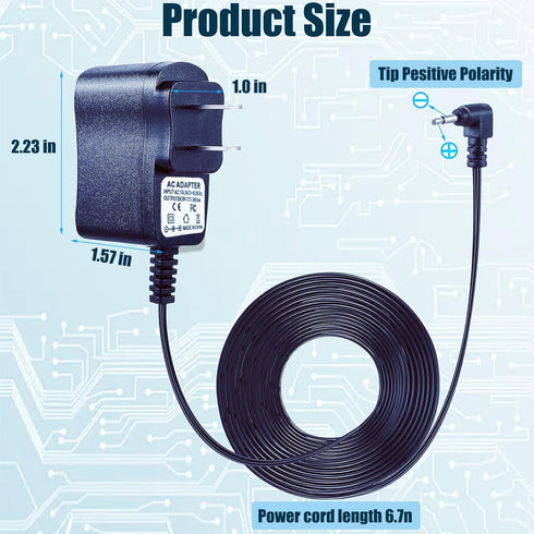DC AC Power Adapter for Mr Heater MH18B Big Buddy & Tough Buddy Heater 6 Volt US Compatible with mr heater parts F274865 F274830 MH18BRV
