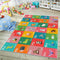 VICIKOIA ABC Alphabet Education Rug, Kids Fun Game Carpet Children's Room, Playroom, Classroom,
