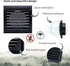 Vent Systems 4'' Inch Anthracite Air Vent Cover, Louvered Dryer Vent Cover for Exhaust and Supply Air Register
