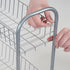 3 Household Essentials Slim Storage Cart, Shelf Storage Cart with Wheels, Perfect for Laundry Rooms, Bathrooms