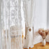 2Pack Curtain Tiebacks, Handmade Holdbacks - Farmhouse Curtain Tie Back Holder by Hand-Woven Cotton Rope, Bohemian Home
