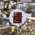 Li Bai 4 Channels Commercial Kitchen Timer, Multi-Function Digital Timer with Loud Alarm for Cooking