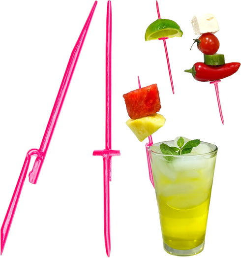 Garnishmate Clip On Garnish Holder Pick Cocktail Accessory for Entertaining Drinks and