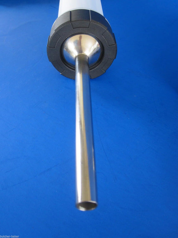 10 mm Narrow Snack Stick Slim Jim Sausage Tube Funnel - for Jerky Gun, 2 1/16" Base Diameter