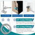 15' Pex Water Supply Lines Hose for Fridge Outlet Box - Braided Refrigerator Water Line for Ice Maker with 1/4 Comp