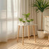 FORAOFUR Small Side Table, Modern Wood Mini Coffee Table, Easy Assembly Compact End Table for Living Room Bedroom Sofa