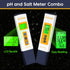 6 1 pH Meter and Salinity Meter Combo for Saltwater Pool in pH Salt SG EC TDS Temp Meter for Reef Aquarium Seawater