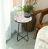12 inches VCUTEKA Patio Side Table Outdoor Accent Table Bistro Coffee Table Plant End Table Small Porch Table Indoor