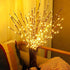 DK177 2 Pack LED Branch Light, Battery Operated Lighted Branch Vase Filler, 30 Inch, 20 LED for Home Romantic