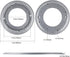 HSTECH 12 inch 800lbs Rack(360 Lazy Susan, Rotating Bearing Plate Heavy Duty for Rotating Table, Book Case, Serving