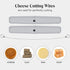 2 24" 1 ANDUSTRIAL Stainless Steel Cheese Cutting Replacement Wires For Soft and Hard Cheese - Easy to Use and Clean