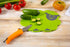 Kuhn Rikon Kinderkitchen Kids Cutting Board, Sheep, 9.8" x 9.1" x 4.3", Green Child-Friendly Kitchen Tool