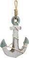 Stonebriar Anchor Wall Decor, Worn White, 1.00" x 9.50"