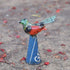 DeKulture Recycled Iron Bird Bottle Topper - Decorative Wine Bottle Cover (5.5x2.5x6 Inches)