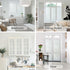 Haton Window Privacy Film, Frosted Glass Static Cling Sun Heat Blocking Window Clings, Non Adhesive 23.6" x 78.7"