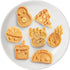 Fun Food Friends Mini Waffle Maker - 7 Kawaii Style Design Pancakes for Fun Breakfast or Kids Dessert Treats