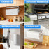 Counter Paper Towel Holder Under Cabinet, Stainless Steel, Silver, Adhesive & Wall Mount, Under Paper Towel Rack