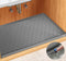 Waterproof Under Sink Mat - 34” x 22” Cabinet Liner for Kitchen & Bathroom, Silicone Tray