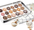 TeamFar Stainless Steel Baking Sheet, Healthy Non-Toxic Cookie Pan, Easy Clean & Dishwasher Safe