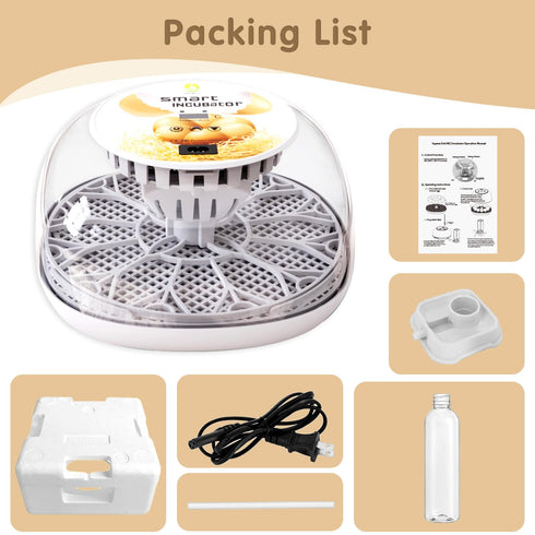 12 Egg Incubators for Hatching Eggs Chicken Eggs Incubator for Hatching Eggs Incubator with Automatic Egg Turner