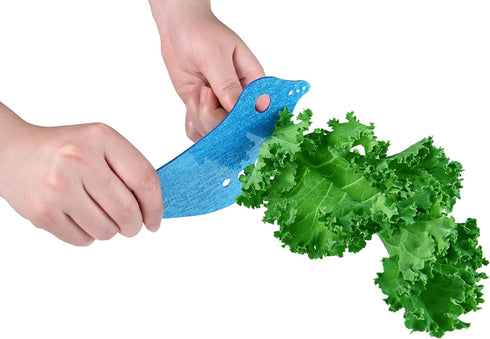 Efficient Herb Stripper for Kale, Chard, Collard Greens | Multi-functional Leaf Remover Kitchen Gadget for Herbs