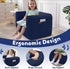 COMAX Bean Bag Chair for Kids, Stuffed Toddler Couch for Boys and Girls, Corduroy Lazy Sofa Filler with Shredded Sponge