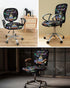Happy Birthday Office Chair Cover, Stretch Rotating Computer Chair Seat Back Covers, Birthday Gifts for Desk Chairs