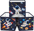 Clastyle 3 pcs Cosmic Space Cube Storage Unit Bin with Metal Frame
