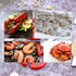 4PCS Red Seafood Scissors - Multifunctional Stainless Steel Crab Leg Crackers for Fish Lobster Shrimp