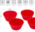NuWave Silicone Baking Kit, 8x8-inch Baking Pan & Reusable Cupcake Liners, Red, 7pc