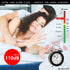 Sonnet Twin Bell Alarm Clock, SONNET-T-4678 - Very Loud, Battery Operated, Black
