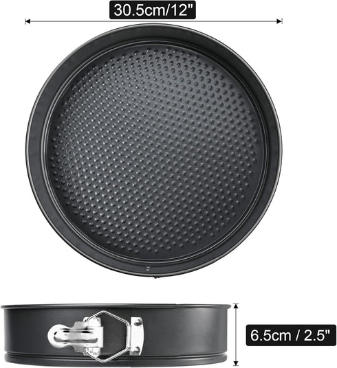 Webake 12 Inch Springform Pan, Nonstick Cheesecake Pan with Removable Bottom for Baking
