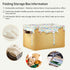 15x11x9.5inch Ice Cream Cone Storage Bin - Large Canvas Basket