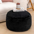 Asuprui Pouf Ottoman Unstuffed Ottoman Foot Rest Floor Pouf 20x20x12 Inches Round