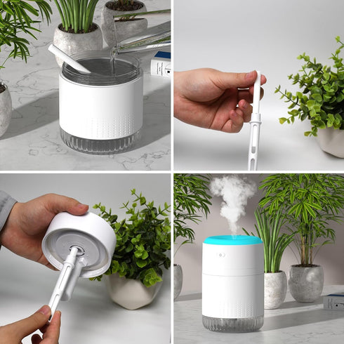 10 Pieces Replacement Wick Humidifier Sticks, Cotton Filter Refill for KARFUN 350ml Mini Humidifier