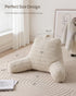 Blissful Diary Reading Pillow, Backrest Pillow with Shredded Memory Foam for Adult & Children, Designed for Bed