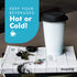 Simply Green Solutions Reusable Coffee Cups with Lids, 16 oz Thermal Cups for Hot and Cold Drinks, Dishwasher Safe