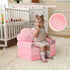 18 MOONBEEKI Toddler Chair ComfyFoldable Princess Couch for Girl, Toddler Recliners for Kids Over Months, Kids