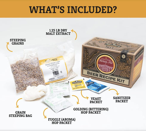 Craft A Brew Recipe Kit: White House Honey Ale Refill - 1 Gallon Home Brewing Ingredients