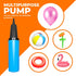 Hand Air Pump for Balloons - 9" Portable Manual Balloon Pump for Inflatables, Pool Floats, Party Garlands