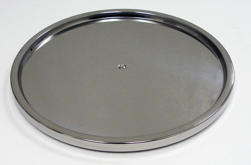 Dial Industries Lazy Susan Stainless Steel Turntable Organizer, Single Tier for Pantry, Cabinet, Countertop