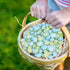 120 1-1.2" Winlyn Pcs Artificial Speckled Green Blue Foam Easter Eggs Decorative Eggs for Easter Party Neutral Spring