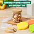 27 Mumufy Pcs Yogurt Jar Lids Clear Plastic Silicone Bamboo Wood Container Lids with Silicone Sealing Rings Reusable