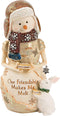 Pavilion Gift Company Our Friendship Makes Me Melt - 5 Inch Collectible Snowman Figurine