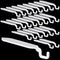 Yinkin 24 Pcs Flat 3" Light Hooks Plastic Hooks Christmas Light String